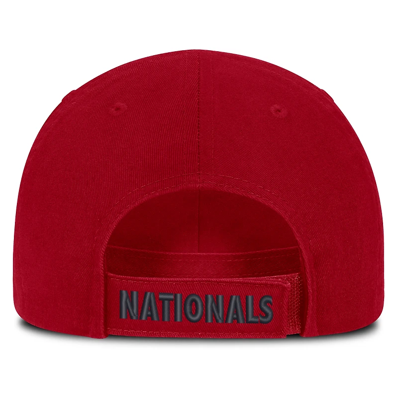 Casquette ajustable Nike rouge Washington Nationals Mascot Club pour tout-petit