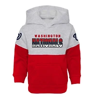 Ensemble de meneur jeu deux pièces des Nationals Washington rouge/gris chiné pour tout-petit