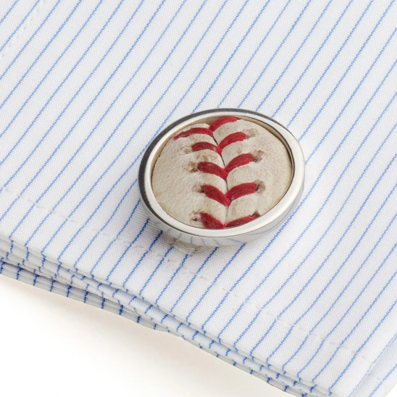 Tokens & Icons Washington Nationals Game-Used Baseball Cuff Links
