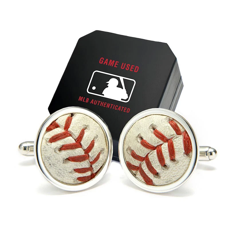 Boutons de manchette en baseball utilisés lors d'un match des Washington Nationals (Tokens & Icons)