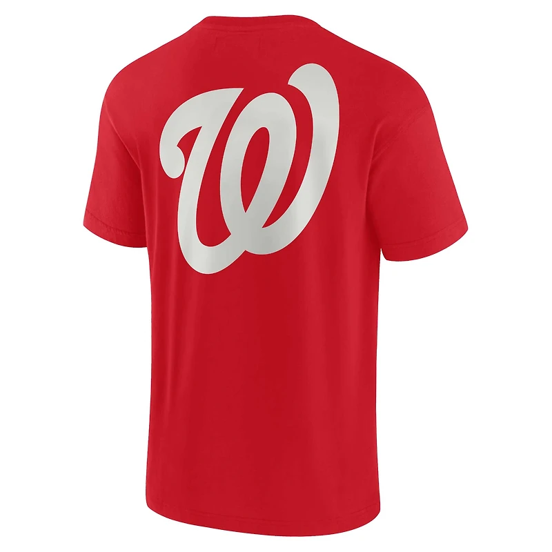 Unisex Fanatics Red Washington Nationals Elements Super Soft Short Sleeve T-Shirt