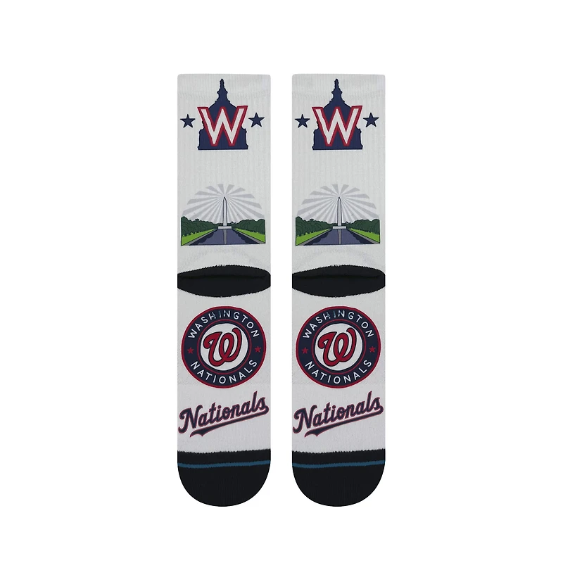 Chaussettes unisexes Stance Washington Nationals Local Crew