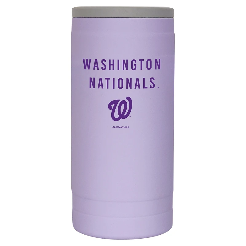 Nationals de Washington 12oz. Coolie Slim Soft Touch Lavande