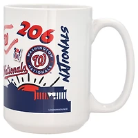 Nationals de Washington 15 oz. Tasse en céramique indigène