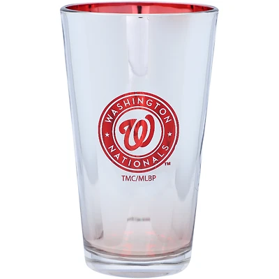 Nationals de Washington 16 oz. Verre à pinte électrolytique