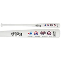 Batte de baseball Louisville Slugger 34" argentée pleine grandeur des champions de la série mondiale 2019 des Nationals de Washington - Exclusivité Fanatics