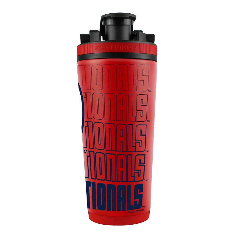 Washington Nationals 26oz. 4D Stainless Steel Shaker Bottle
