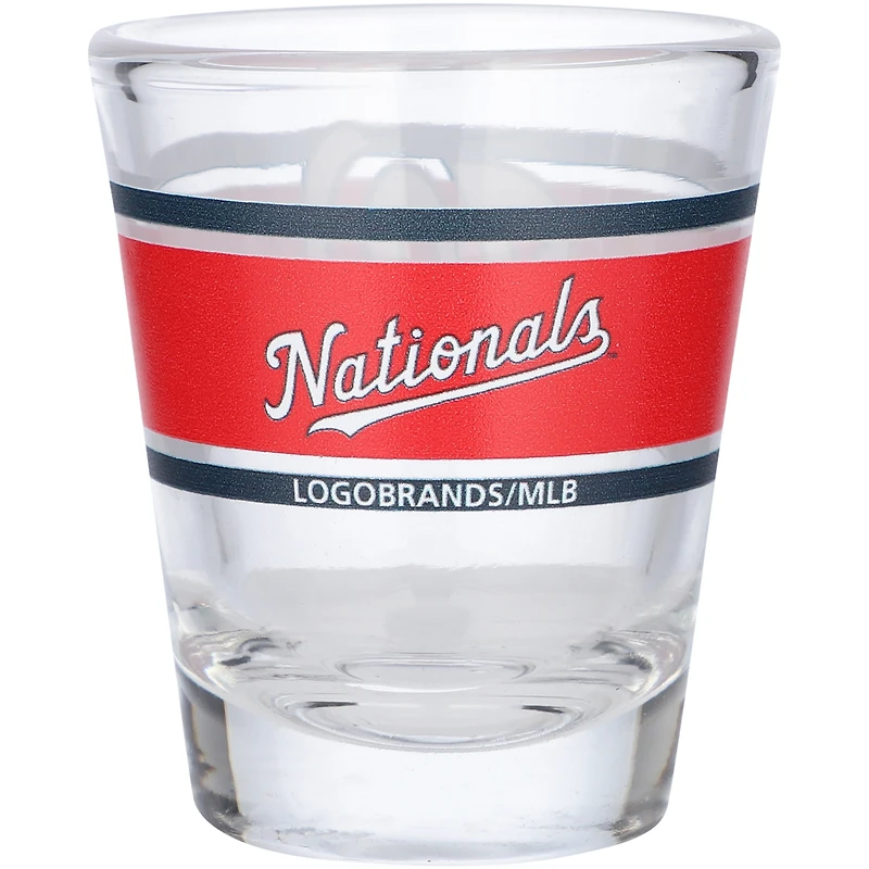 Nationals de Washington 2 oz. Verre à liqueur à rayures