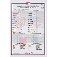 Carte de composition des équipes des Nationals de Washington contre les Twins du Minnesota, le 25 juillet 2025