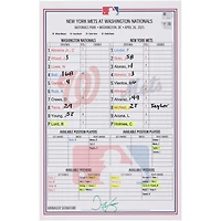 Carte de composition des Nationals de Washington contre les Mets de New York, le 26 avril 2025