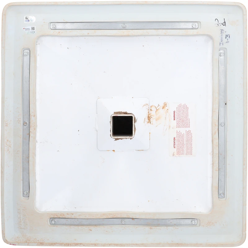 Deuxième but utilisé par les Nationals de Washington contre les Brewers de Milwaukee le 2 août 2025 – Manches 1 à 3