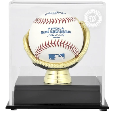 Présentoir pour une balle de baseball Washington Nationals, logo Gant d'or
