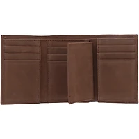 Portefeuille à trois volets en cuir des Nationals de Washington avec motif concho