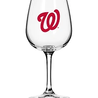 Verre à vin à pied avec logo des Nationals de Washington, 12 oz