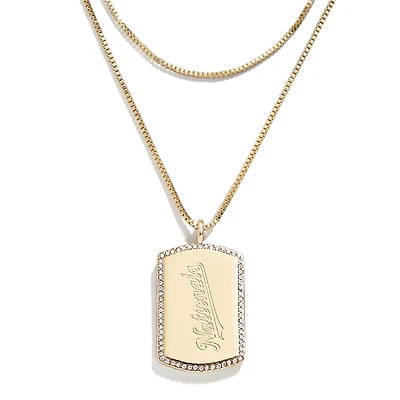 WEAR by Erin Andrews x Baublebar Washington Nationals Dog Tag Collier