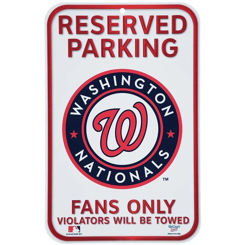 WinCraft Washington Nationals 11'' x 17'' Indoor/Outdoor Sign