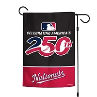 Drapeau de jardin double face WinCraft Washington Nationals 12" x 18" America 250