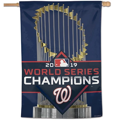 WinCraft Washington Nationals 2019 World Series Champions 1-Sided 28'' x 40'' Vertical Banner