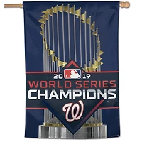 WinCraft Washington Nationals 2019 World Series Champions 1-Sided 28'' x 40'' Vertical Banner