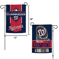 WinCraft Washington Nationals 2019 World Series Champions 2-Sided 12'' x 18'' Garden Flag
