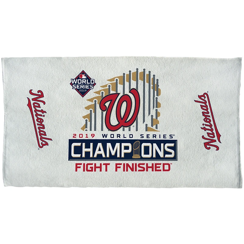 WinCraft Washington Nationals 2019 World Series Champions 2 faces 22'' x 42'' Serviette de vestiaire sur le terrain