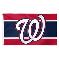 Drapeau WinCraft Washington Nationals 3' x 5' à rayures horizontales de luxe, simple face