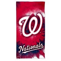 Serviette de plage WinCraft Washington Nationals 60'' x 30'' Tie-Dye Spectra