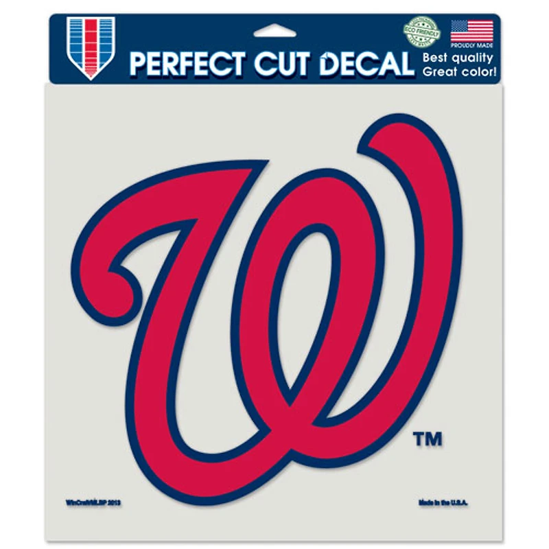 WinCraft Washington Nationals 8" x 8" Color Car Decal