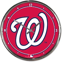 Horloge murale chromée WinCraft Washington Nationals