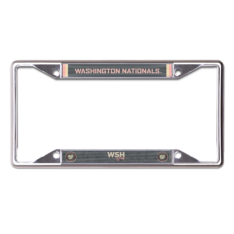 Cadre de plaque d'immatriculation WinCraft Washington Nationals City Connect
