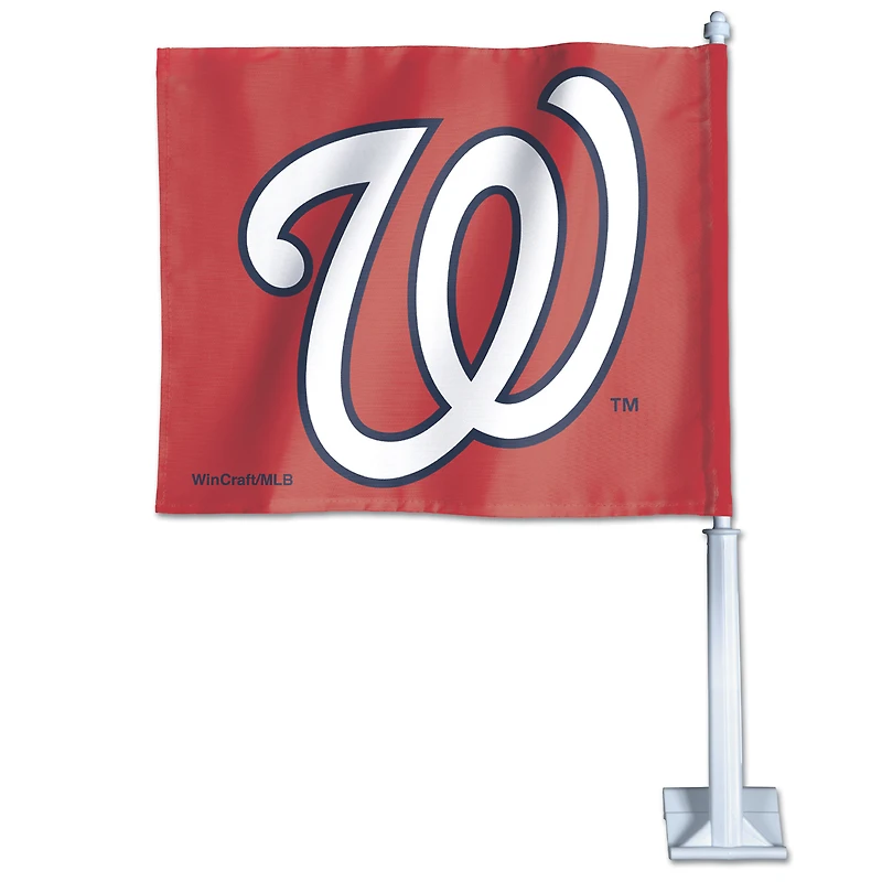 Drapeau de voiture double face WinCraft Washington Nationals