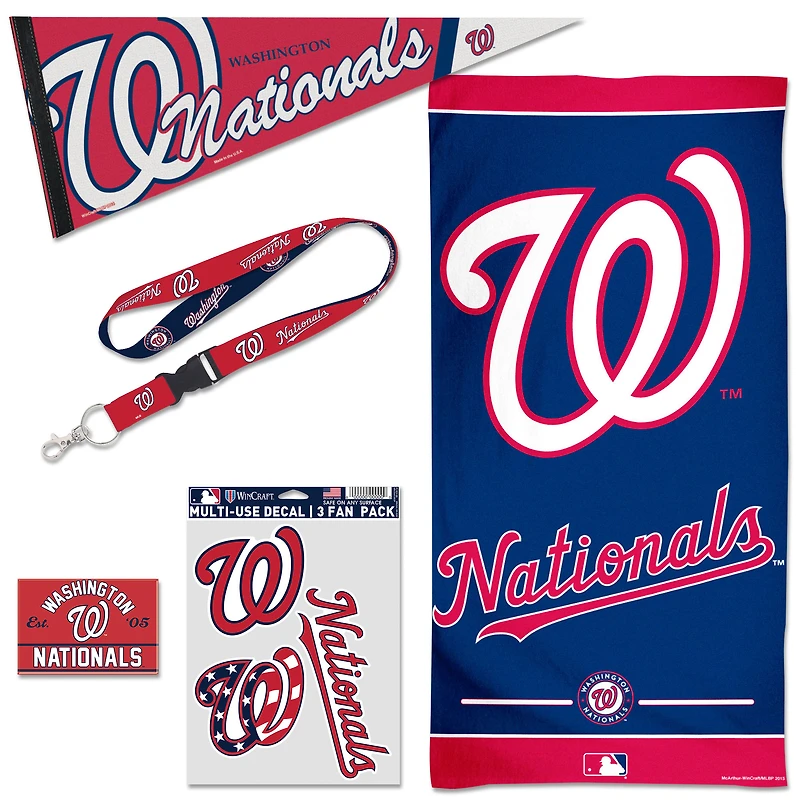 Pack d'accessoires pour ventilateurs WinCraft Washington Nationals House