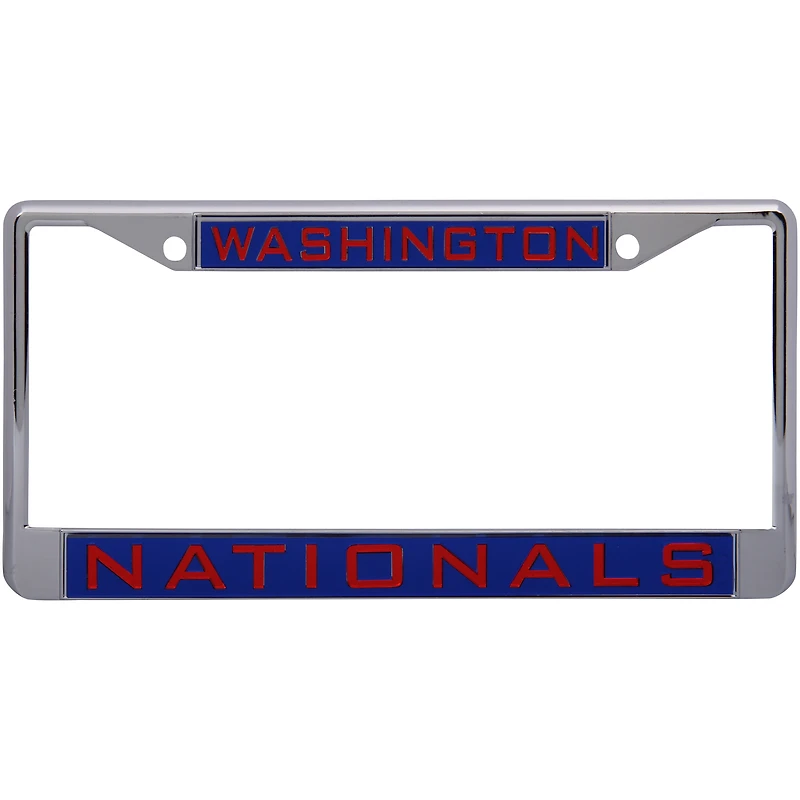 Cadre de plaque d'immatriculation en métal incrusté au laser WinCraft Washington Nationals