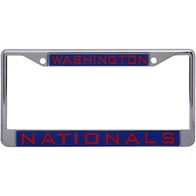 Cadre de plaque d'immatriculation en métal incrusté au laser WinCraft Washington Nationals