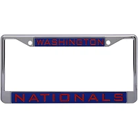 Cadre de plaque d'immatriculation en métal incrusté au laser WinCraft Washington Nationals