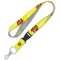 WinCraft Washington Nationals Neon Buckle Lanyard