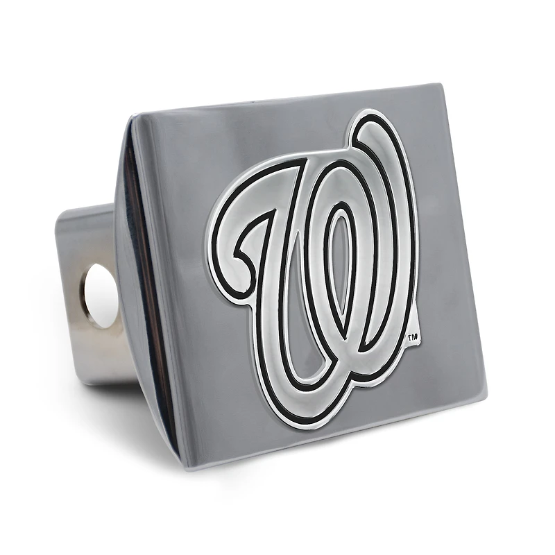 Cache-attelage en métal chromé haut de gamme WinCraft Washington Nationals