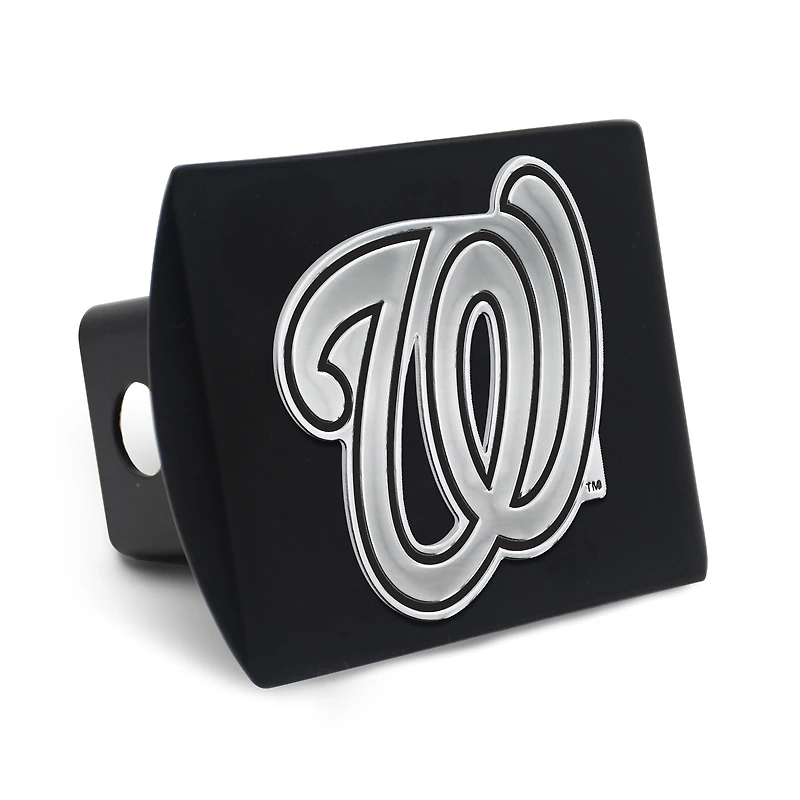 Housse d'attelage WinCraft en métal chromé de qualité supérieure avec logo des Washington Nationals
