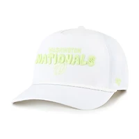Women's '47  White Washington Nationals Bright Side Adjustable Hitch Hat