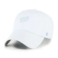 Casquette ajustable Washington Nationals bleu clair '47 Pastel Clean Up pour femmes