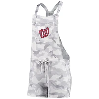 Women's Concepts Sport Gray Washington Nationals Camo Romper Overalls