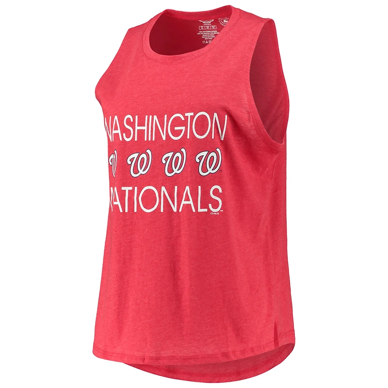Women's Concepts Sport Navy/Red Washington Nationals Meter Muscle Tank Top & Pants Sleep Set