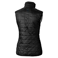 Gilet matelassé isolant entièrement zippé PrimaLoft Eco pour femme, noir, des Nationals de Washington City Connect Rainier
