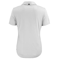 Women's Cutter & Buck Gray Washington Nationals City Connect Coastline Epic Comfort Eco Recycled Polo