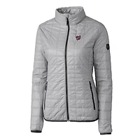 Doudoune Rainier PrimaLoft Eco entièrement zippée pour femme, grise, Cutter & Buck, Washington Nationals