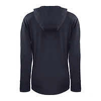 Sweat à capuche demi-zippé écologique recyclé Daybreak pour femme, bleu marine, des Nationals de Washington, Cutter & Buck