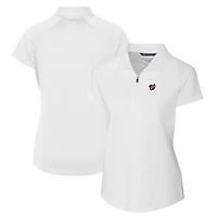 Women's Cutter & Buck  White Washington Nationals DryTec Forge Stretch Polo