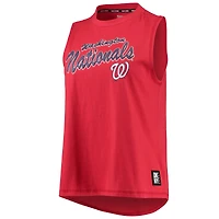 Débardeur Marcie des Nationals de Washington DKNY Sport rouge pour femme