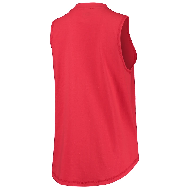 Débardeur Marcie des Nationals de Washington DKNY Sport rouge pour femme