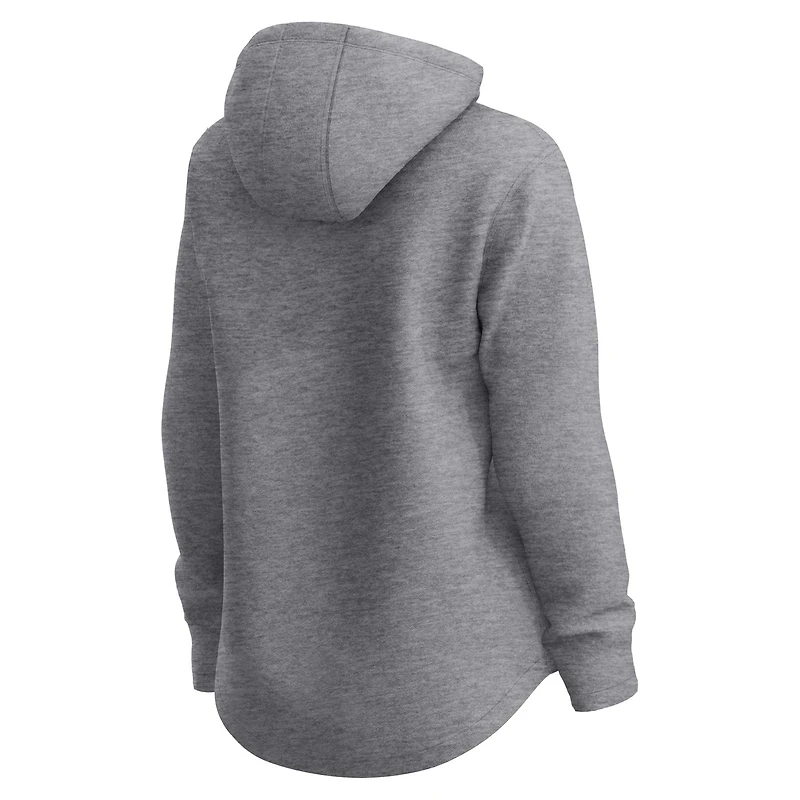 Women's Fanatics  Gray Washington Nationals Legacy Pullover Sweatshirt & Sweatpants Set